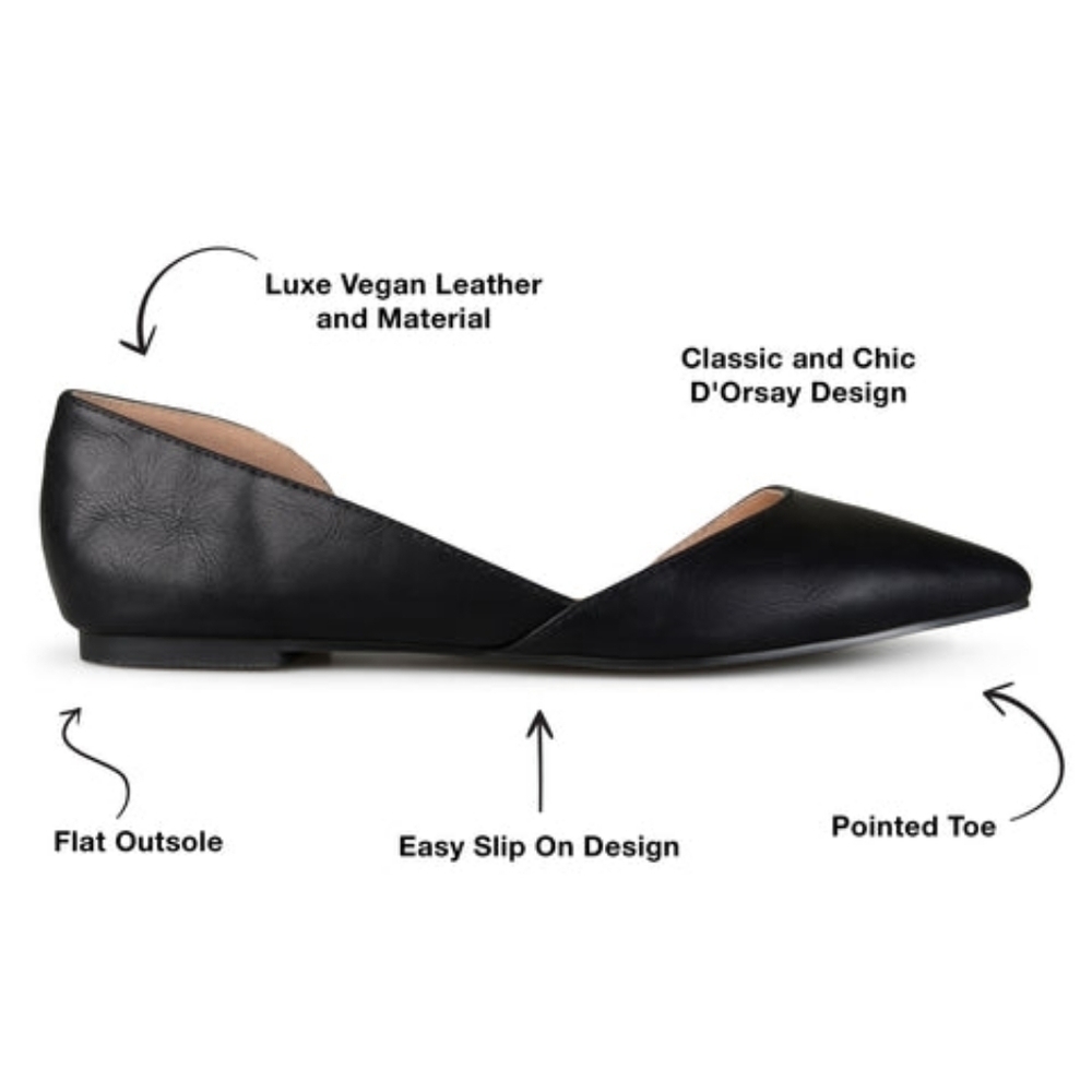 JOURNEE COLLECTION CORTNI FLAT IN BLACK• 8 - Picture 6 of 6